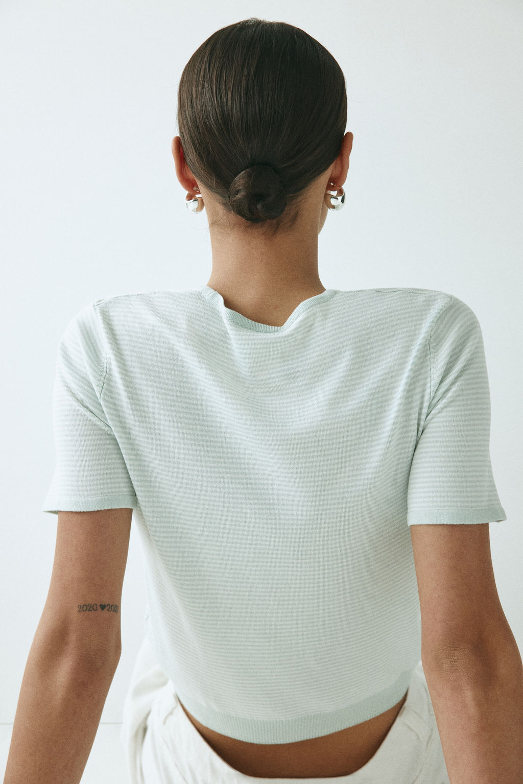 Camiseta de punto fino - H&m фото 12