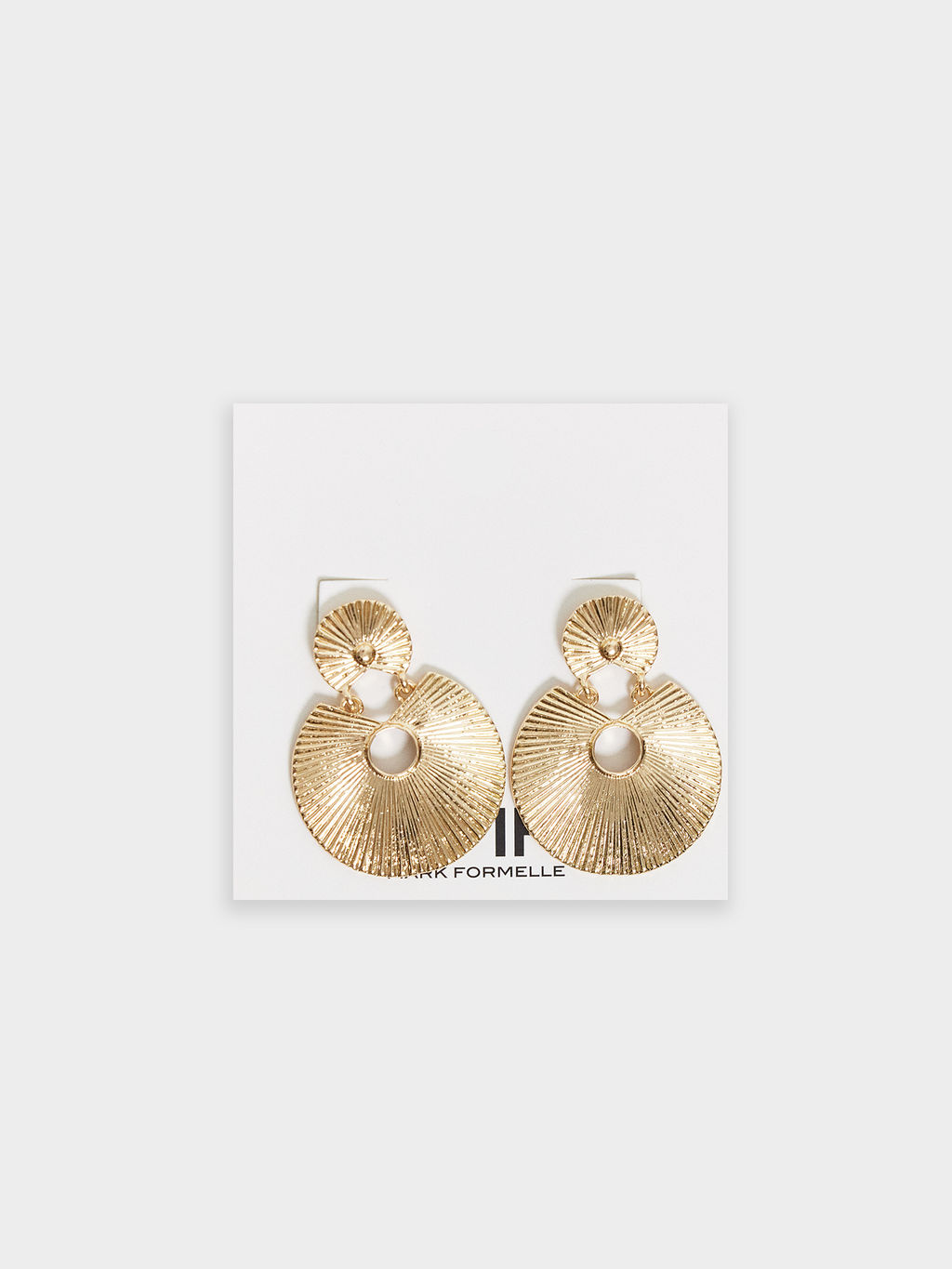 Серьги с подвесками золотистые - Mark formelle фото 2