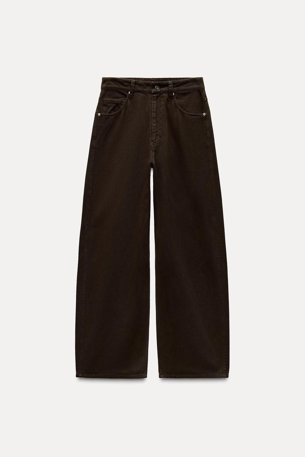 TRF RELAXED OVERSIZE MID-RISE JEANS - Zara фото 6