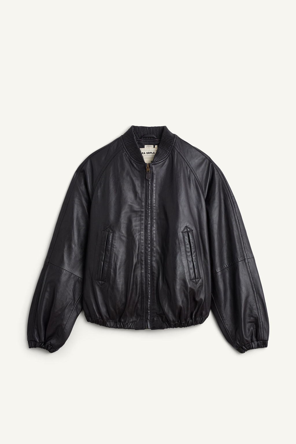 CCN LEATHER BOMBER - Zara фото 3