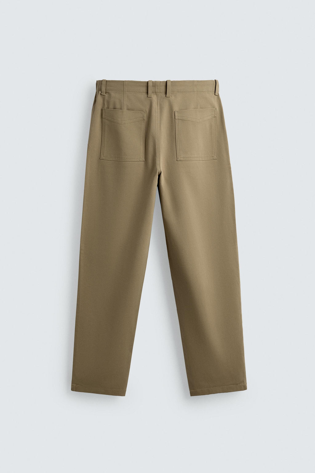STRAIGHT-LEG CHINO TROUSERS - Zara фото 16