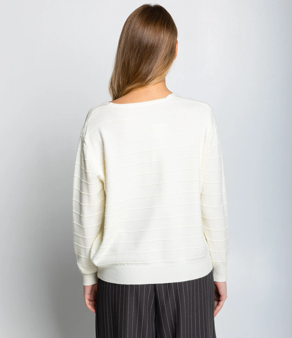 Джемпер #КТ20801, кремовый - Dommod фото 3