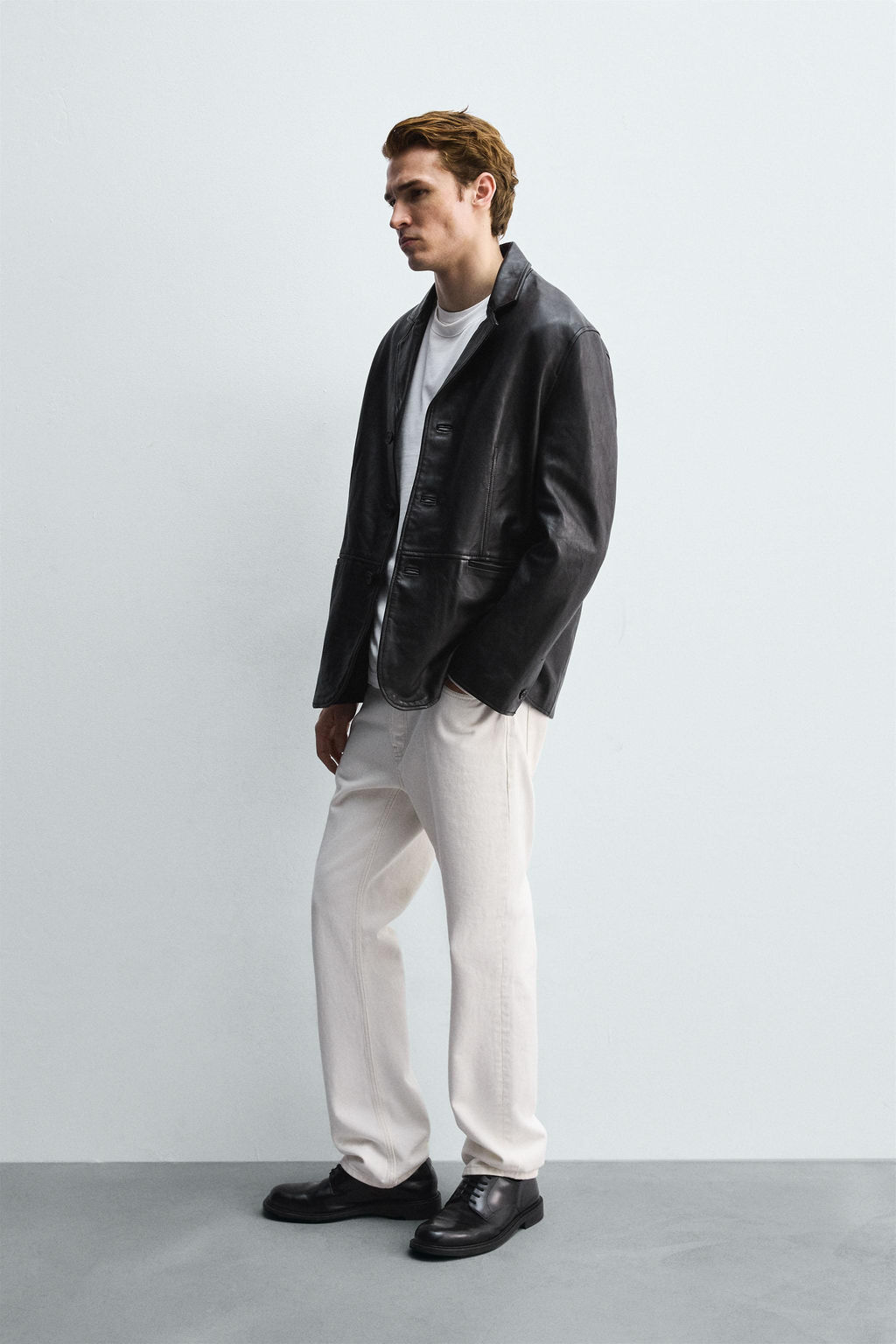 LEATHER BLAZER - Zara фото 4