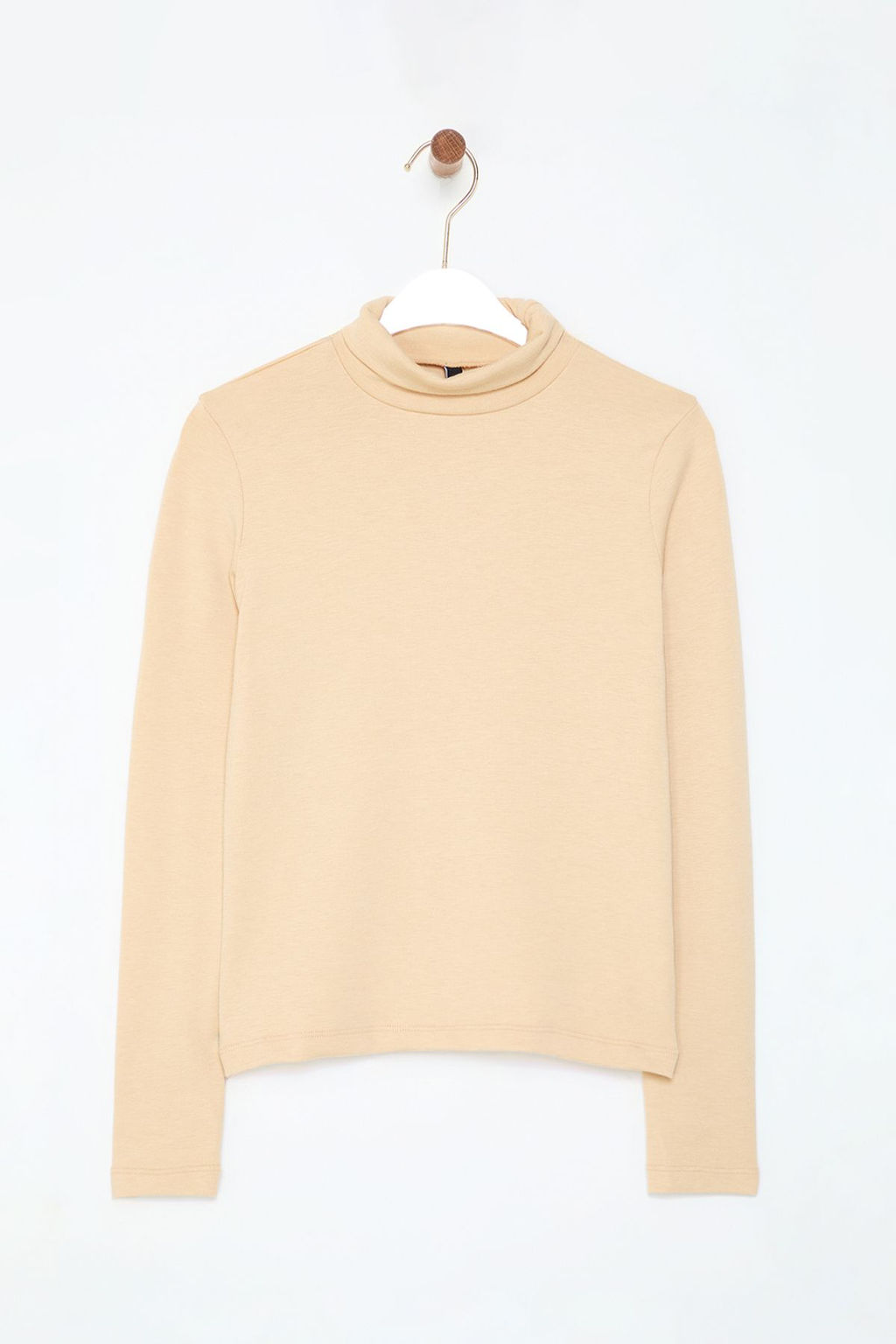 Trendyolmilla Bordo Premium Yumusak Kumasl? Bal?kc? Yaka Fitted/Vucuda Oturan Esnek Orme Bluz TWOAW24BZ00119 фото 12