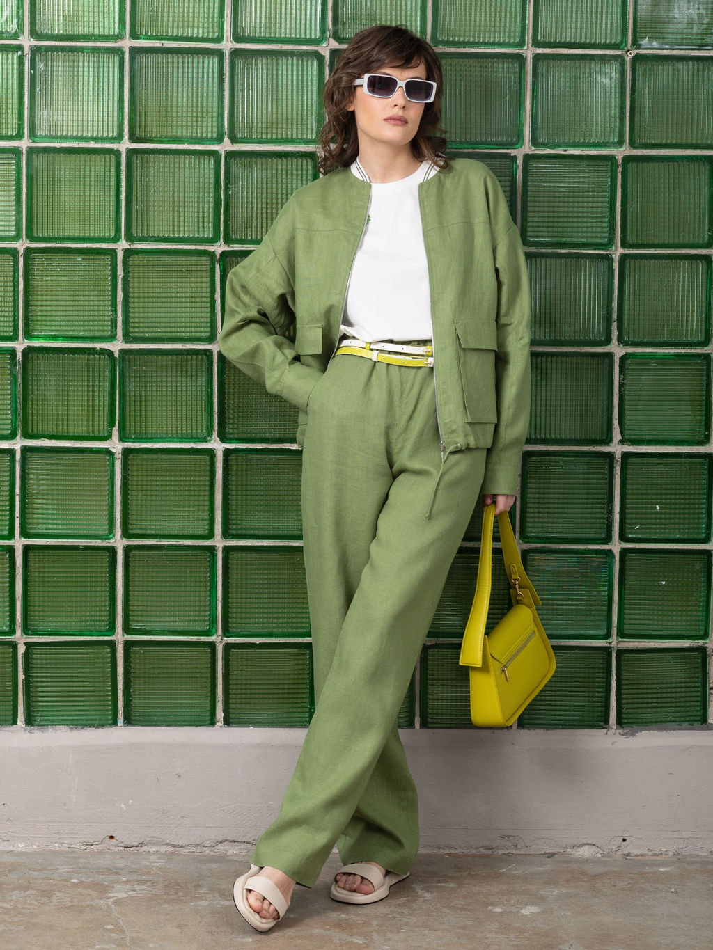 Брюки изо льна - Stilla фото 14