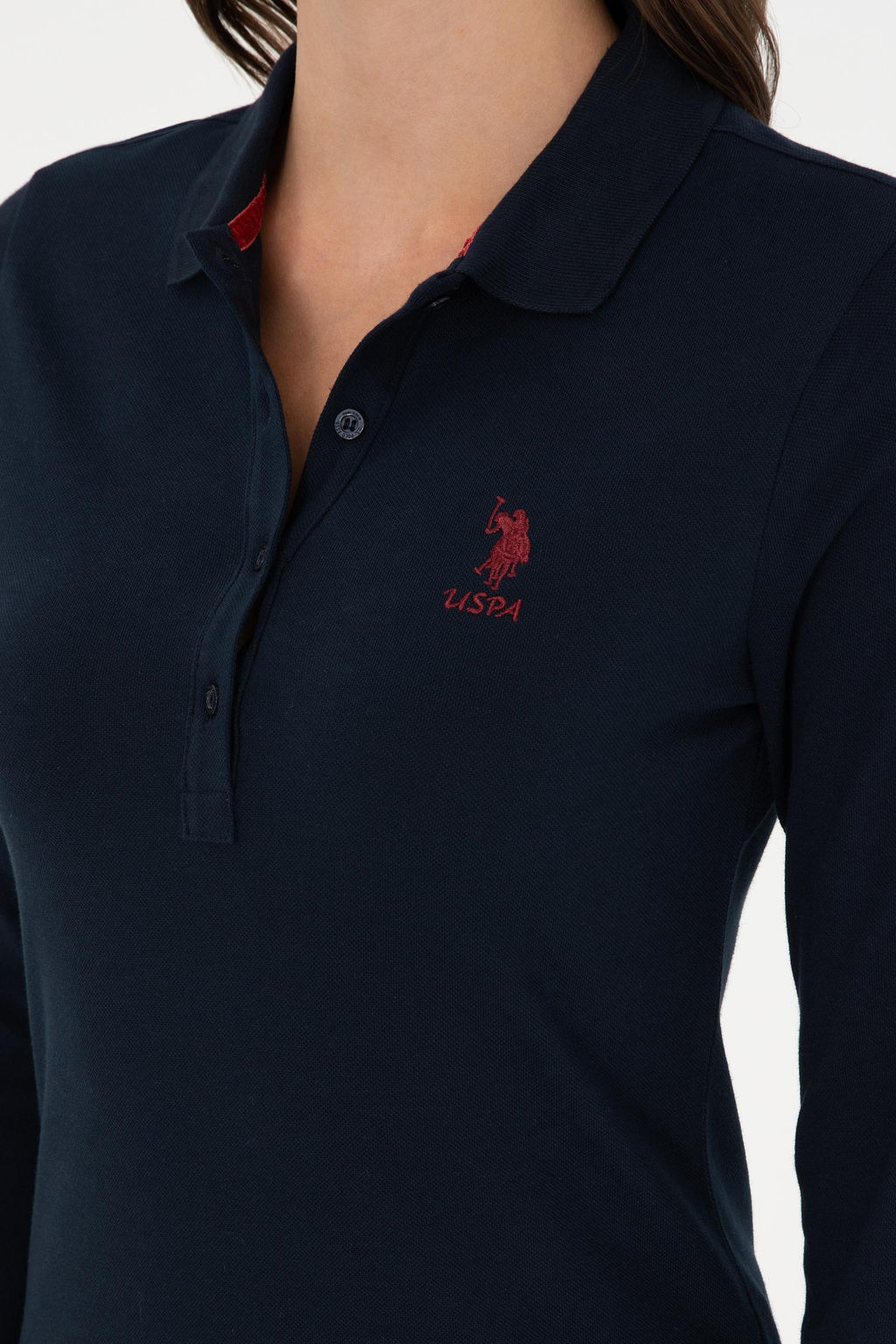 Женский темно-синий базовый свитшот Неожиданная скидка в корзине - U.s. polo assn фото 6