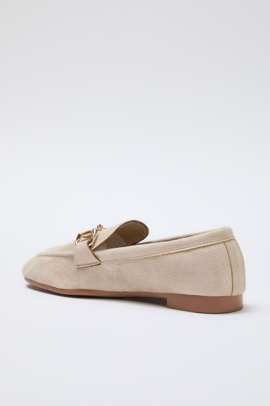 Trendyol Shoes Bej Suet Aksesuar Detayl? Kad?n Loafer Ayakkab? TAKSS25LA00000 - Trendyolmilla фото 15