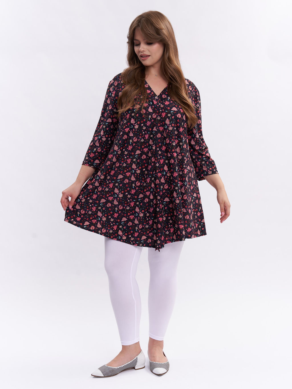 Туника трикотажная ZTU12907FLW05 - Артесса фото 8