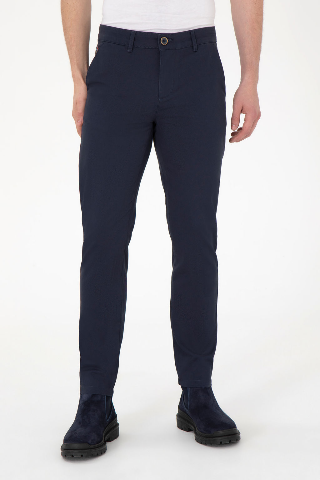 Erkek Lacivert Kanvas / Chino Pantolon - U.s. polo assn фото 8