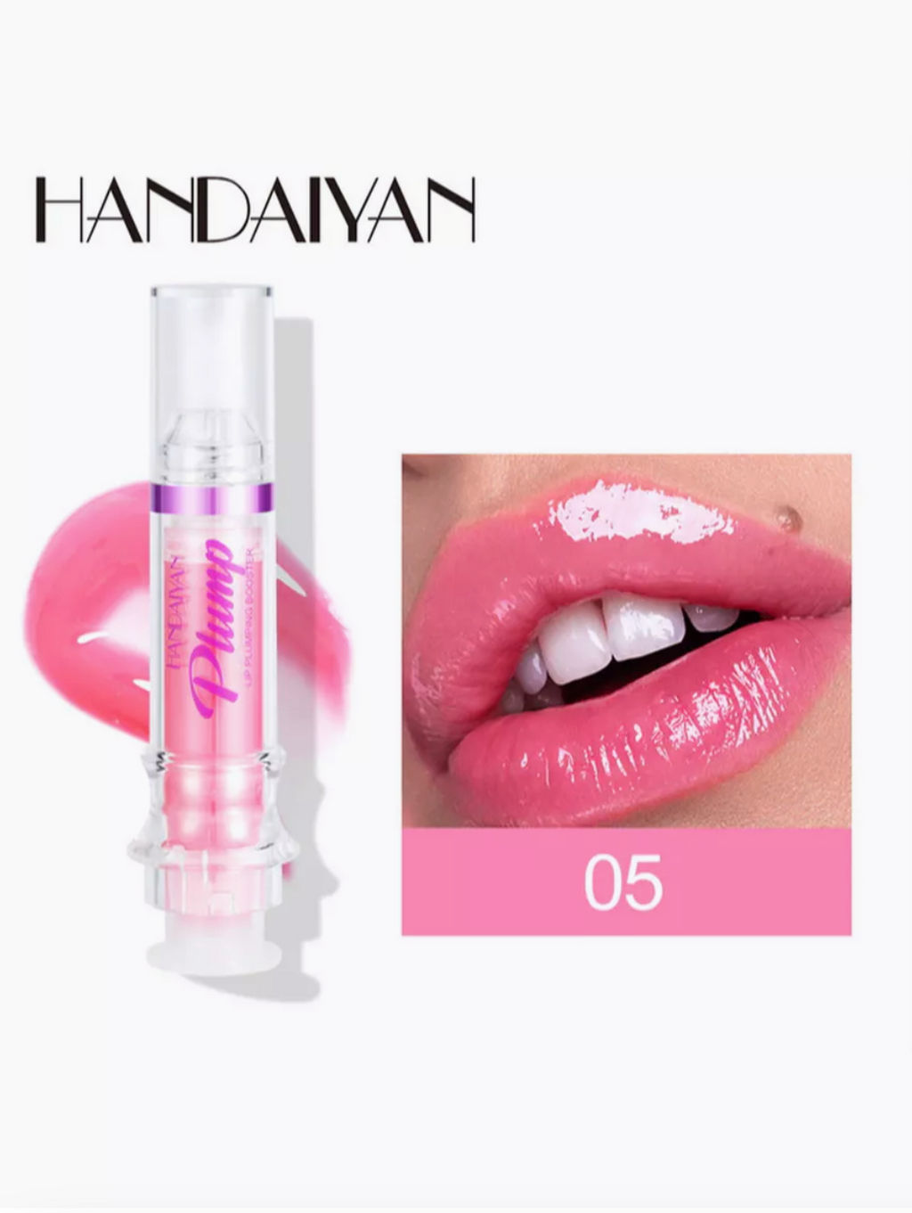 Блеск для губ, увеличивающий объем губ HANDAIYAN (тон 5)