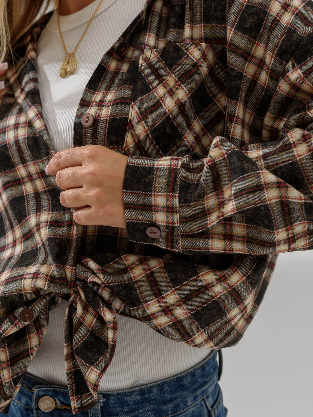 Рубашка ФЛАНЕЛЕВАЯ Имидж клетка - Оптима фото 8