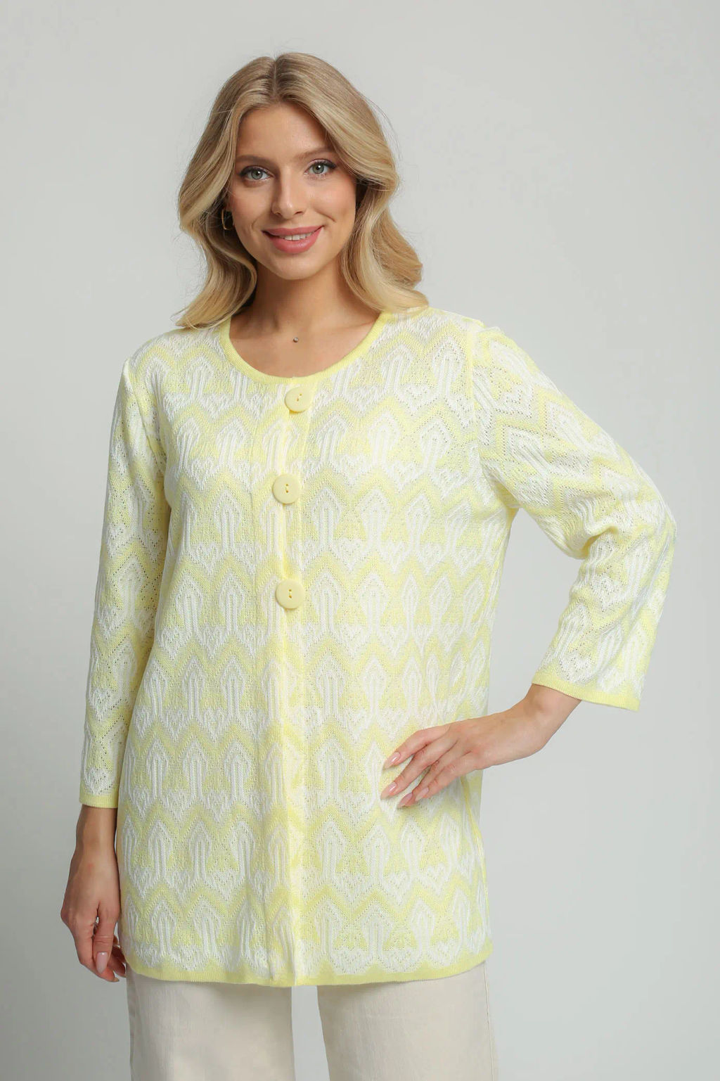 ЗЛАТА Жакет М 2855/желтый