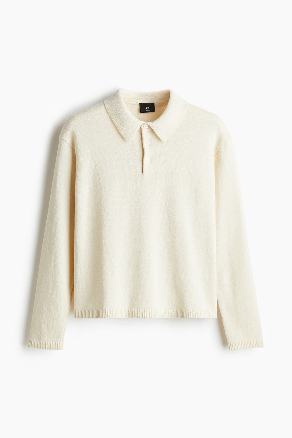 Polo de punto fino Loose Fit - H&m фото 5