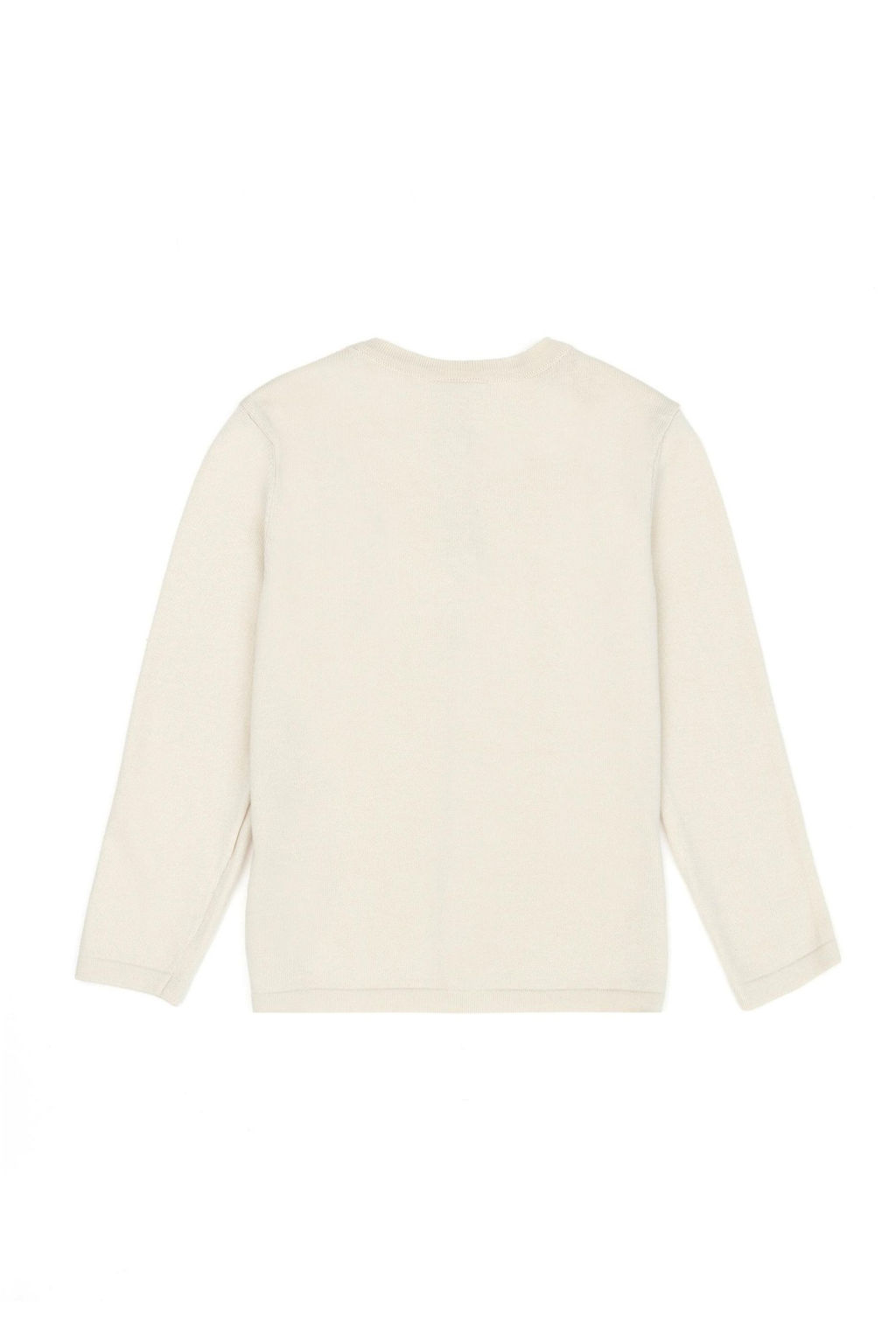 Кремовый трикотажный кардиган для девочки - U.s. polo assn фото 2