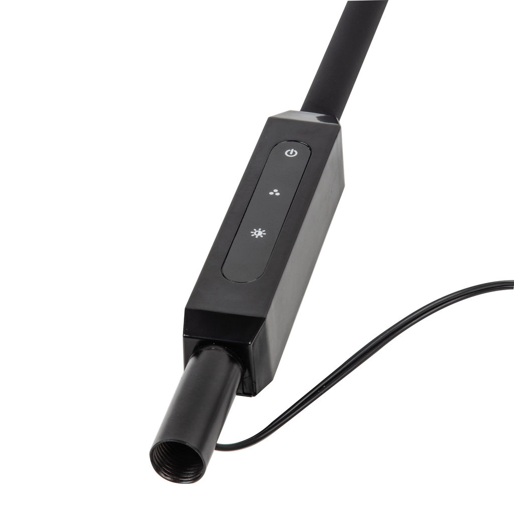 ULM-T619 10W/3000-6500K/DIM BLACK Торшер напольный светодиодный, 10W, с регулировкой наклона. Сенсорный выключатель. Диммер. Черный. ТМ Uniel