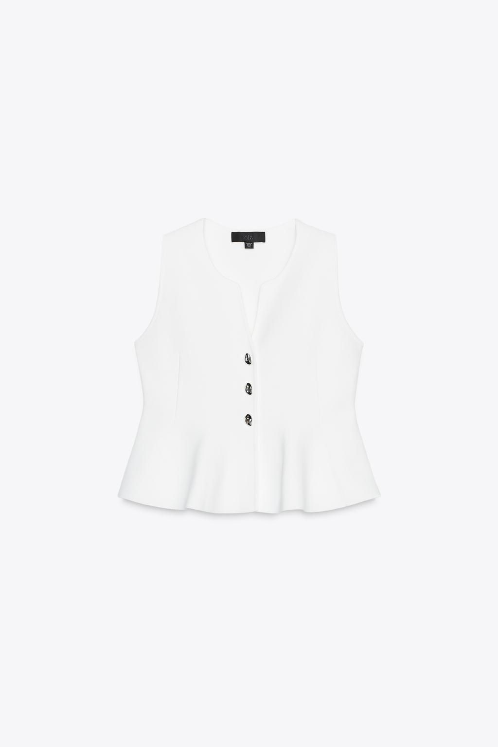 PEPLUM KNIT TOP - Zara фото 5