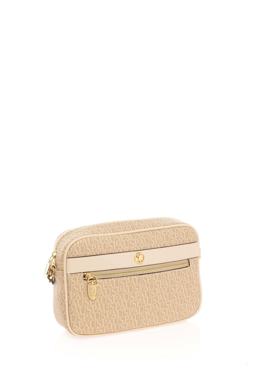 Женская бежевая сумка через плечо - U.s. polo assn фото 2