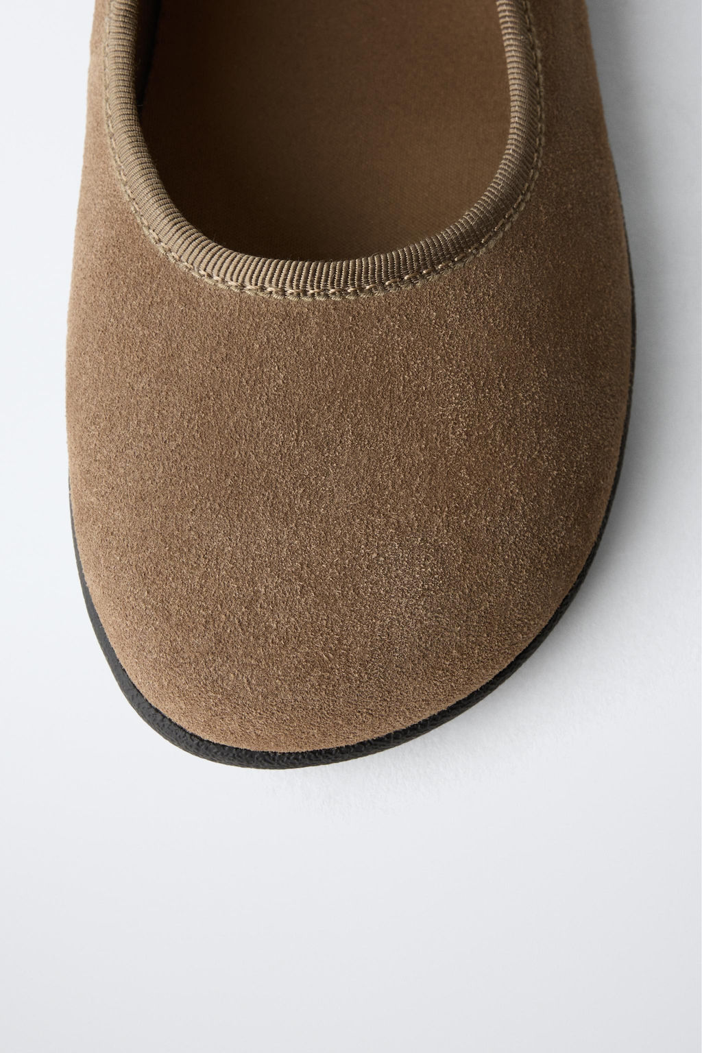 LEATHER BAREFOOT BALLERINAS - Zara фото 14