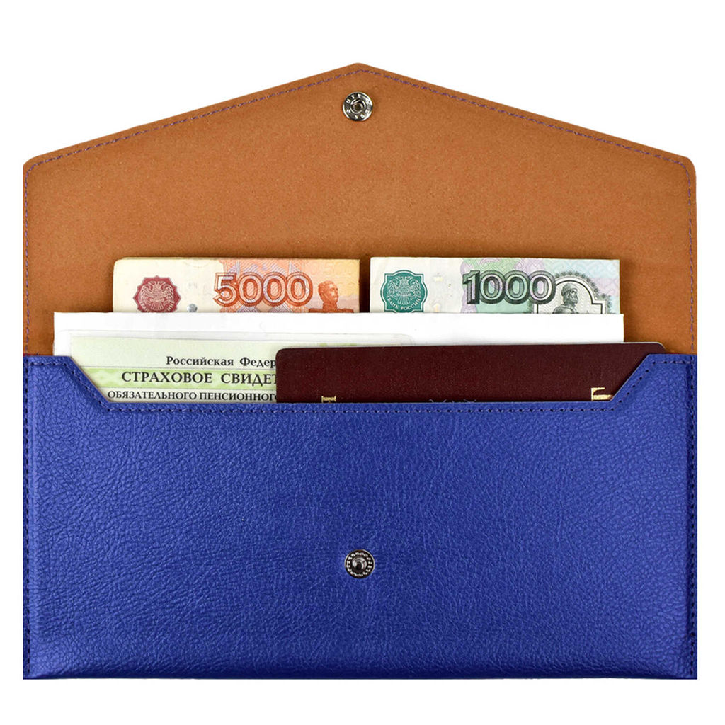 Органайзер-папка д/путешествий арт.48411/50 НАППА ЗЕЛЕНОВАТО-ГОЛУБОЙ МЕТАЛЛИК - Феникс+ фото 5