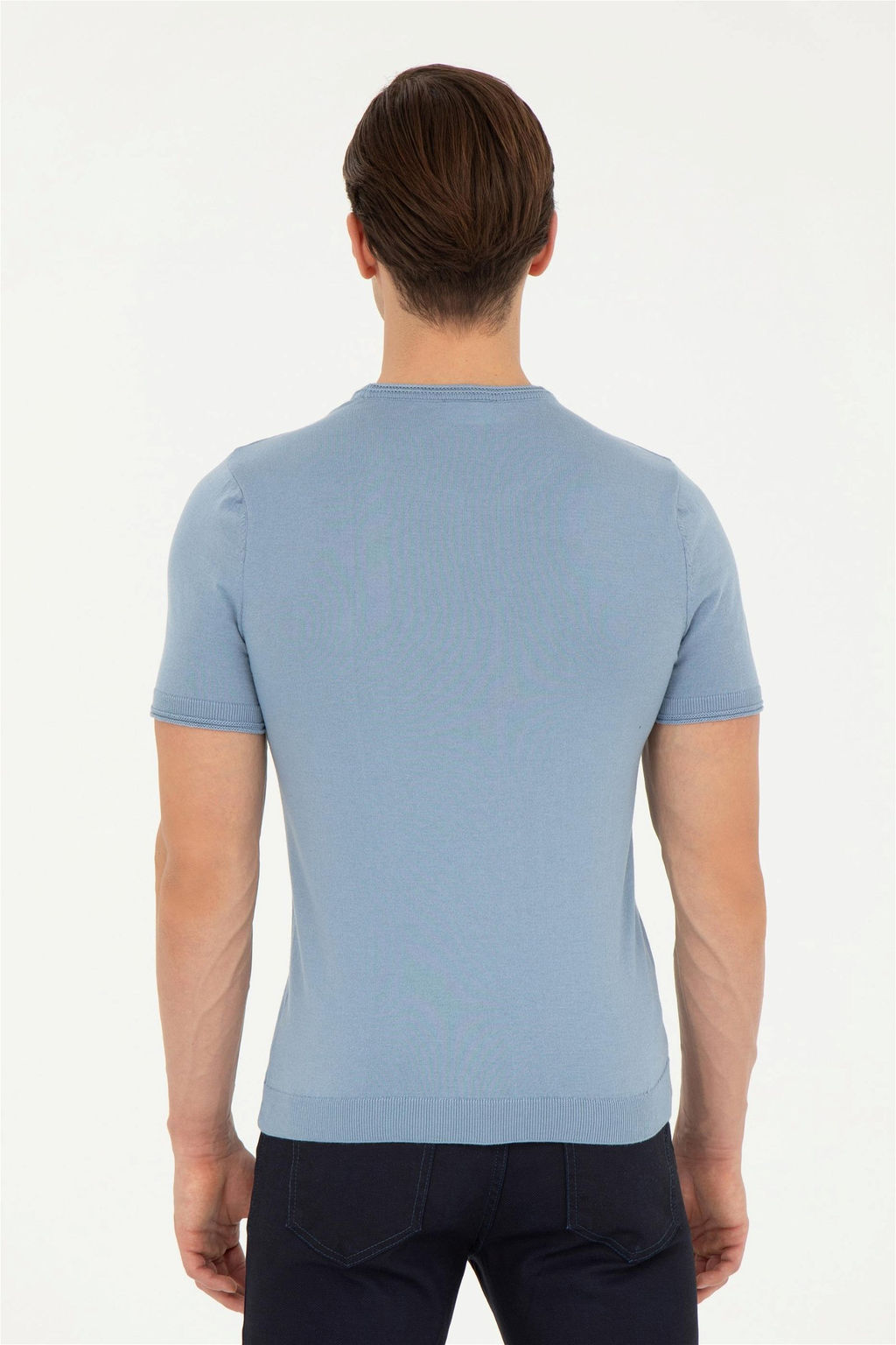 Мужской свитер цвета индиго - U.s. polo assn фото 5