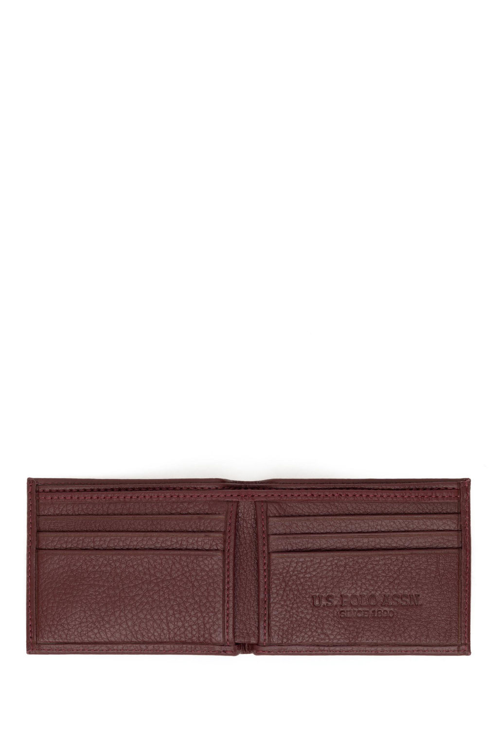 Мужской бордовый красный кошелек Неожиданная скидка в корзине - U.s. polo assn фото 5