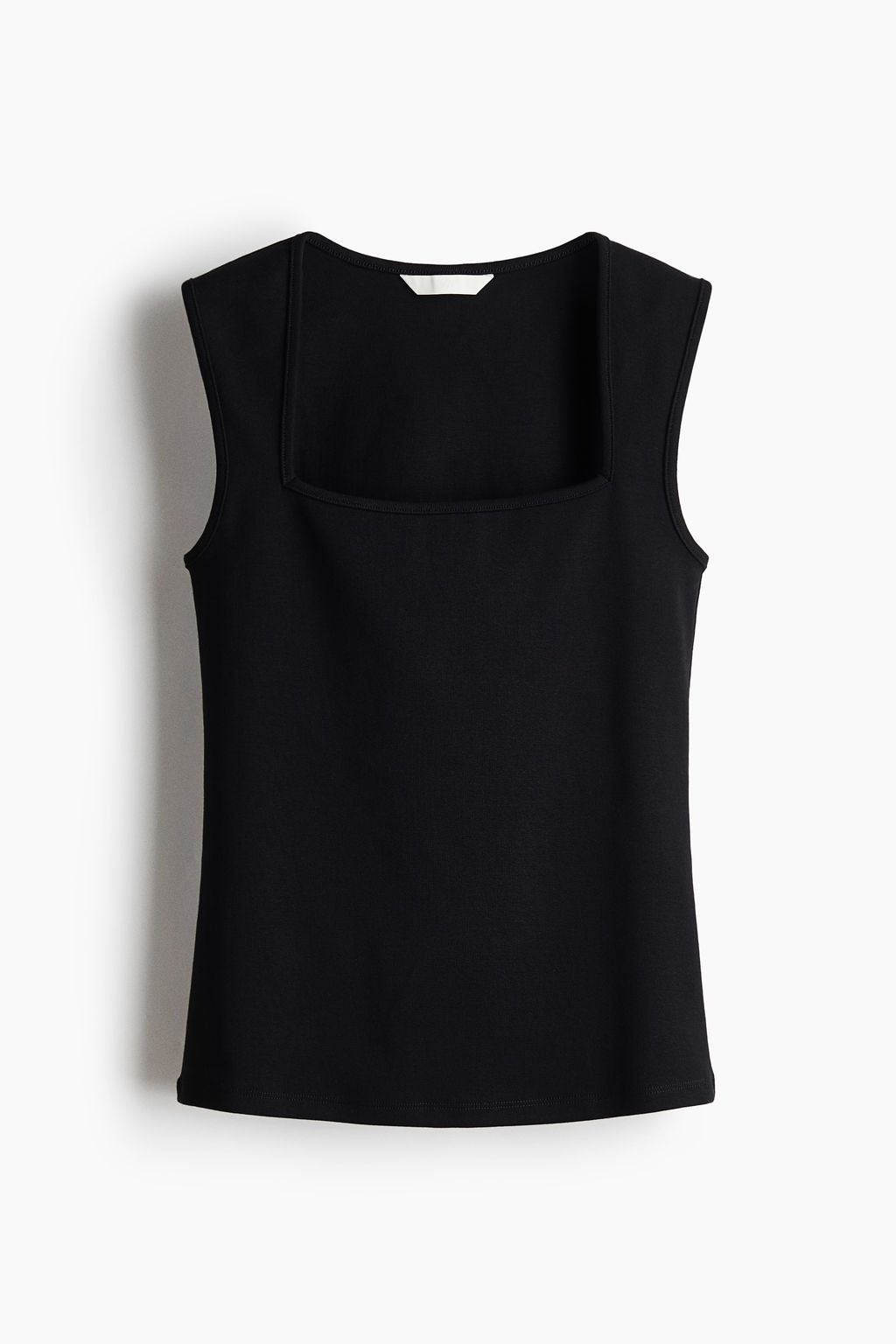 Top de canal? con escote cuadrado - H&m фото 3