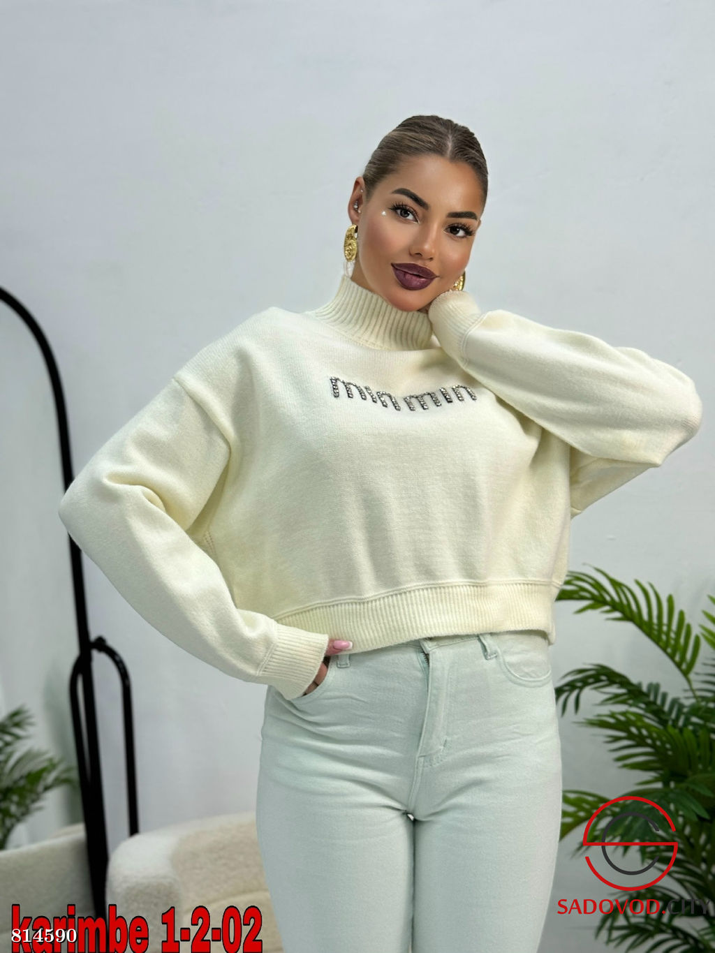 Кофта женская с надписью - Bruno фото 5