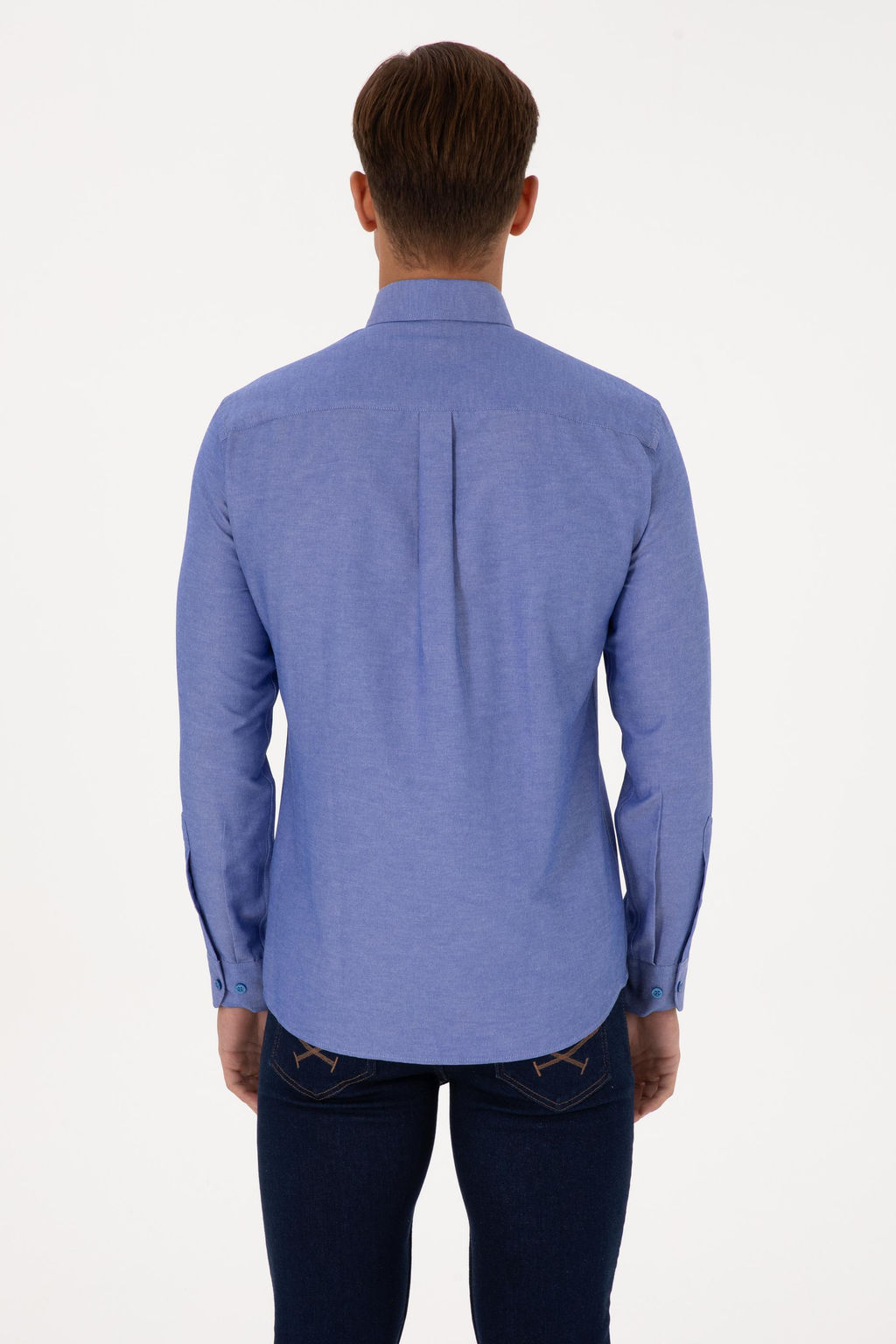 Erkek Saks Uzun Kollu Basic G_mlek Sepette S_rpriz _ndirim