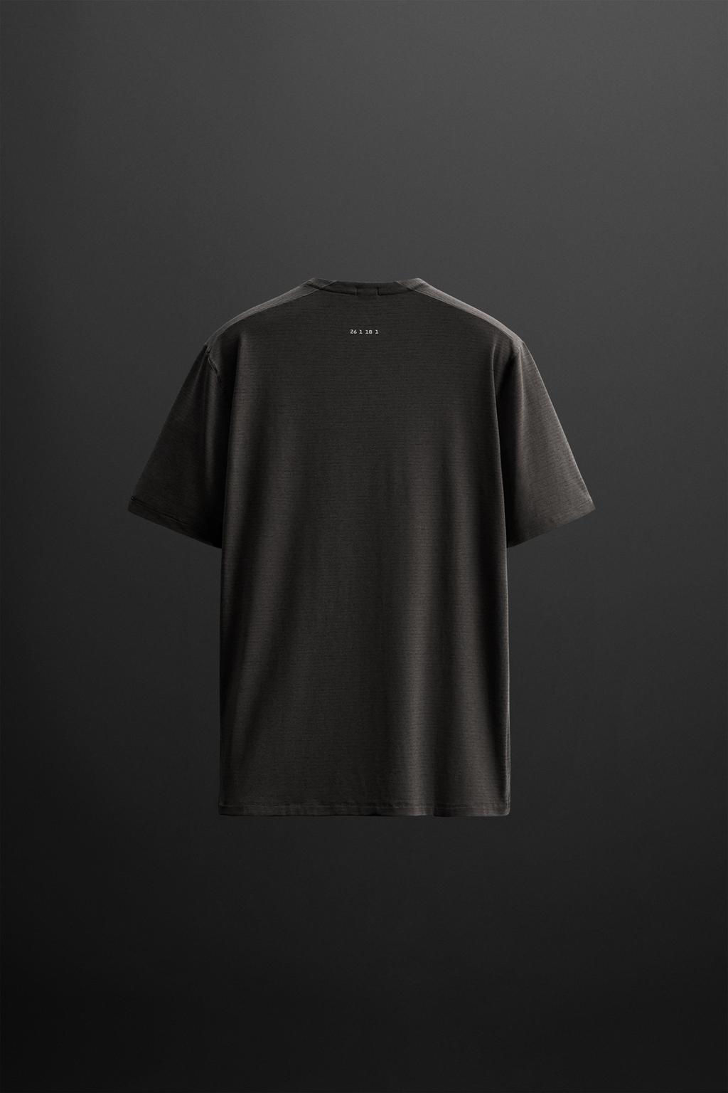 TEXTURED TRAINING T-SHIRT - Zara фото 9