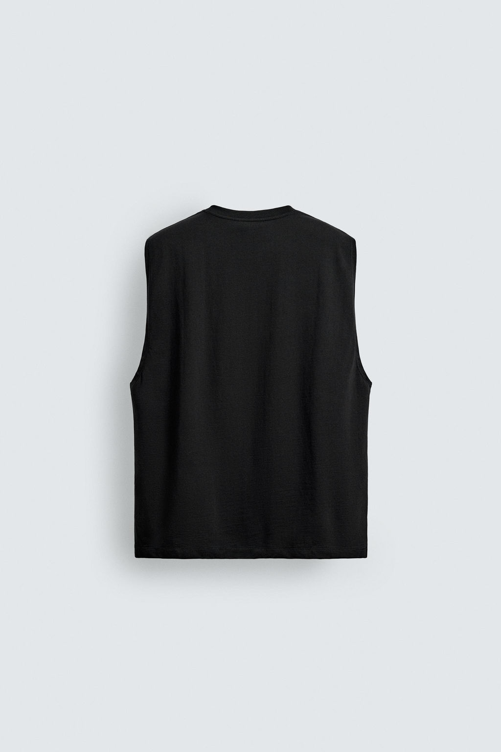 CAMISETA TANK LAVADA / Negro - Zara фото 7