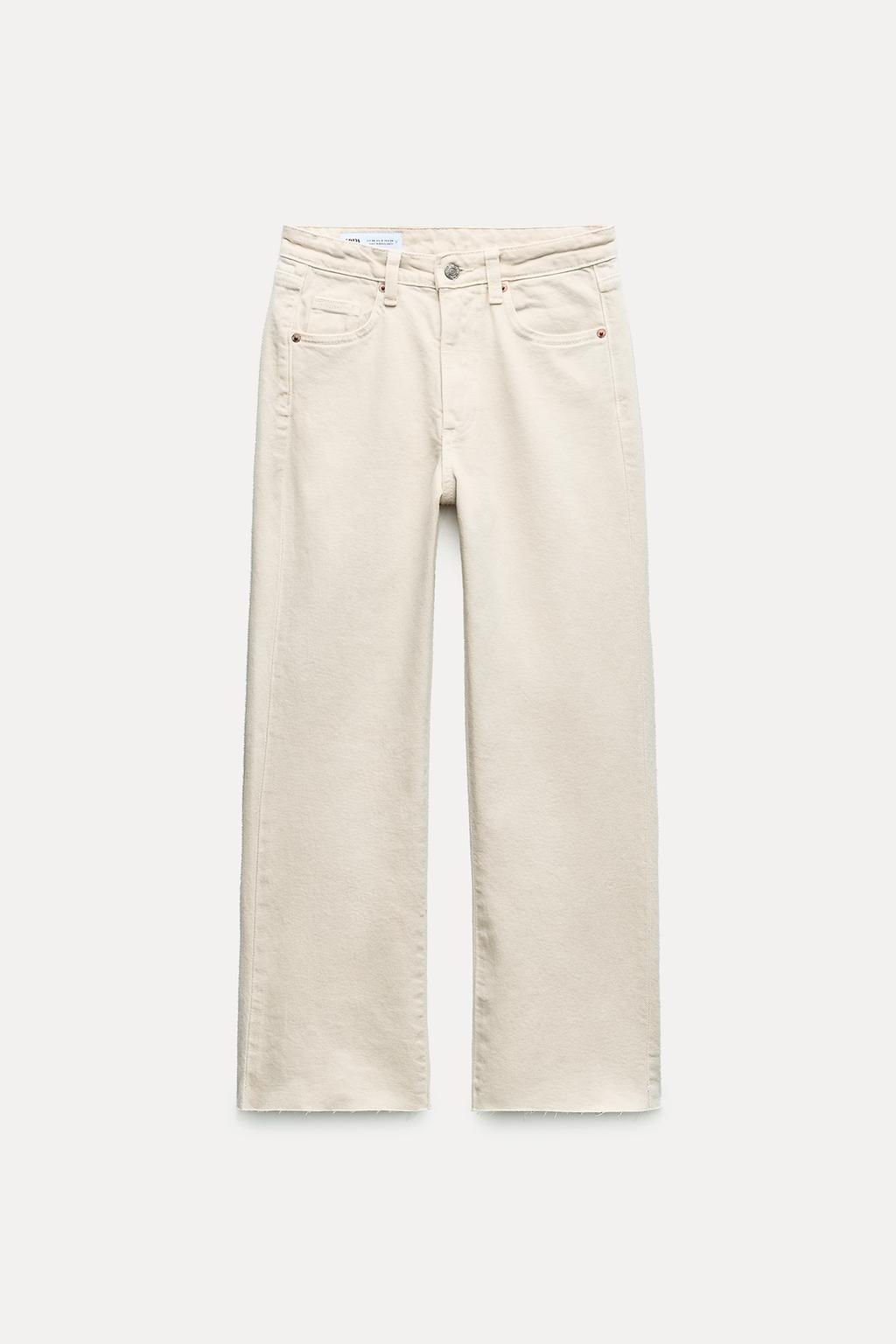 TRF CROPPED FLARE HIGH-WAIST JEANS - Zara фото 20