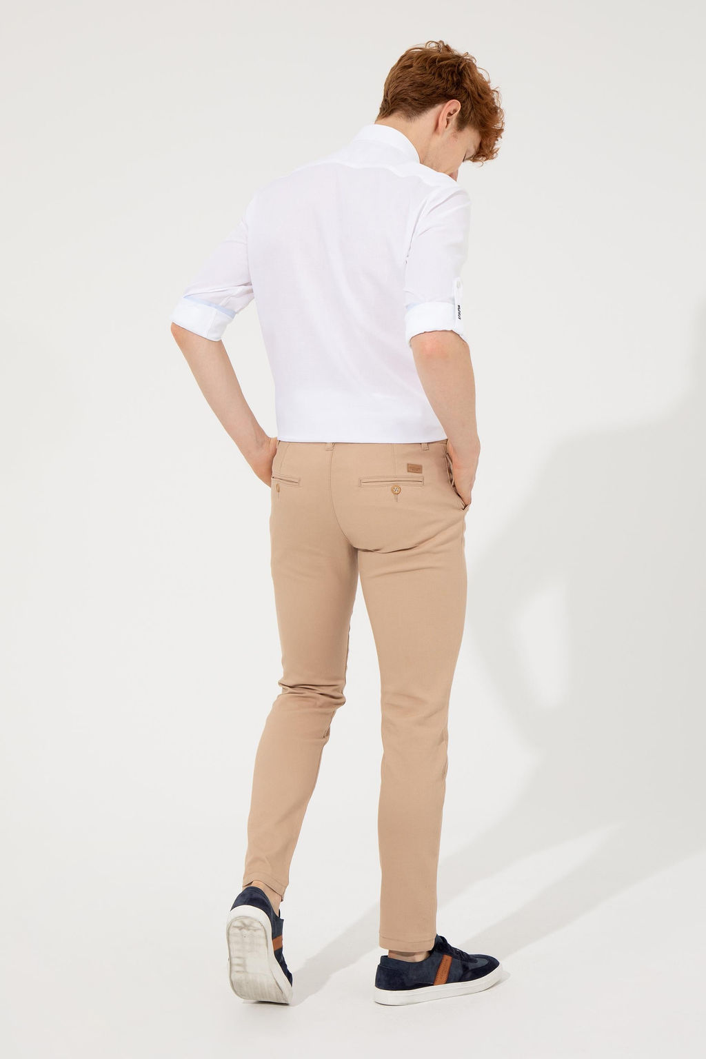 U. S. Polo Assn Мужские брюки песочного цвета из парусины - U.s. polo assn фото 18