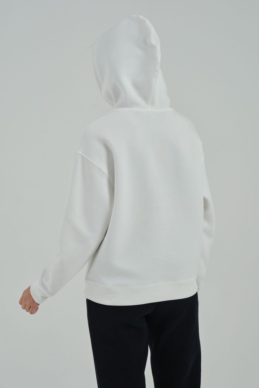 Худи Белый ATSC Sweat Hoodie