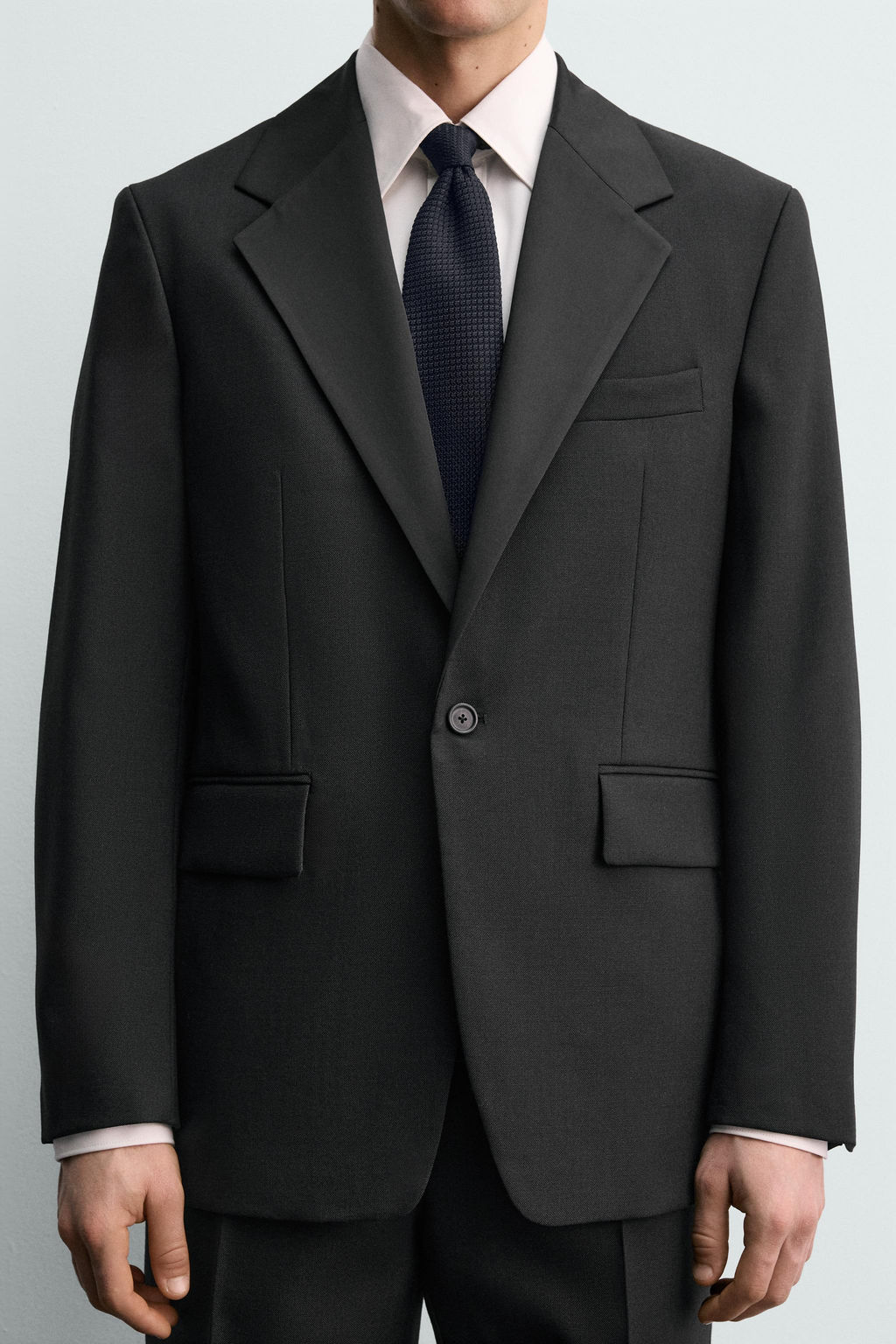 WOOL DINNER JACKET BLAZER AARON LEVINE X ZARA  фото 5