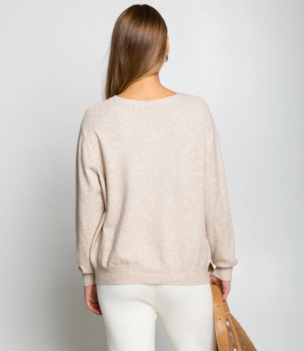 Джемпер #КТ20802, бежевый - Dommod фото 3