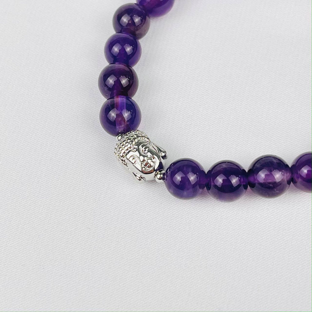 Браслет Будда из Аметиста 17 см - Радуга самоцветов фото 3