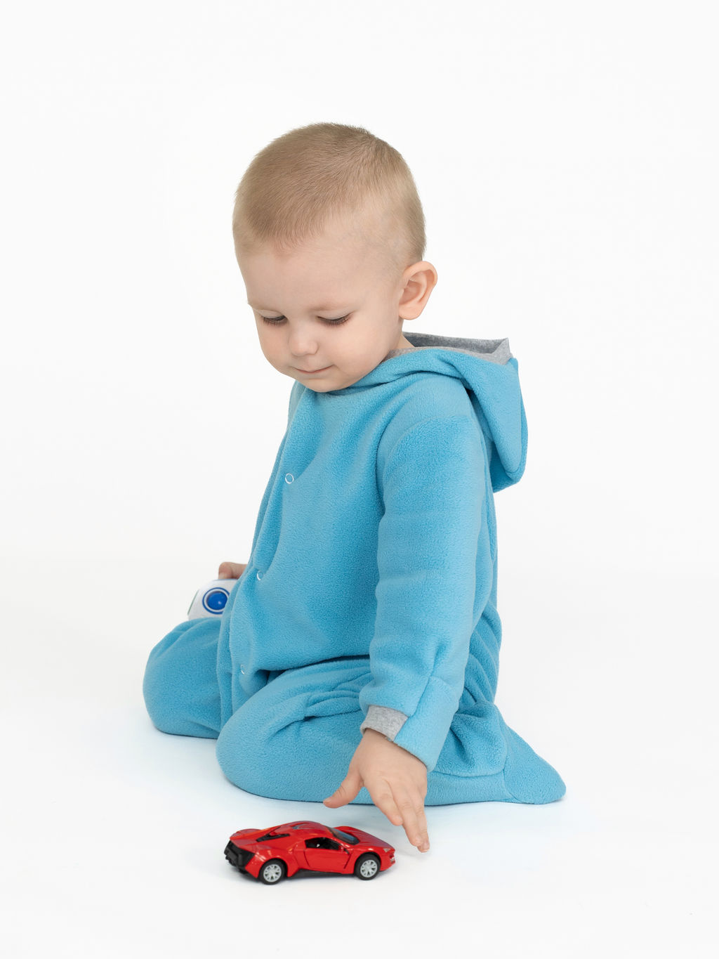 Комбинезон ясельный флисовый фуксия - Утенок фото 28