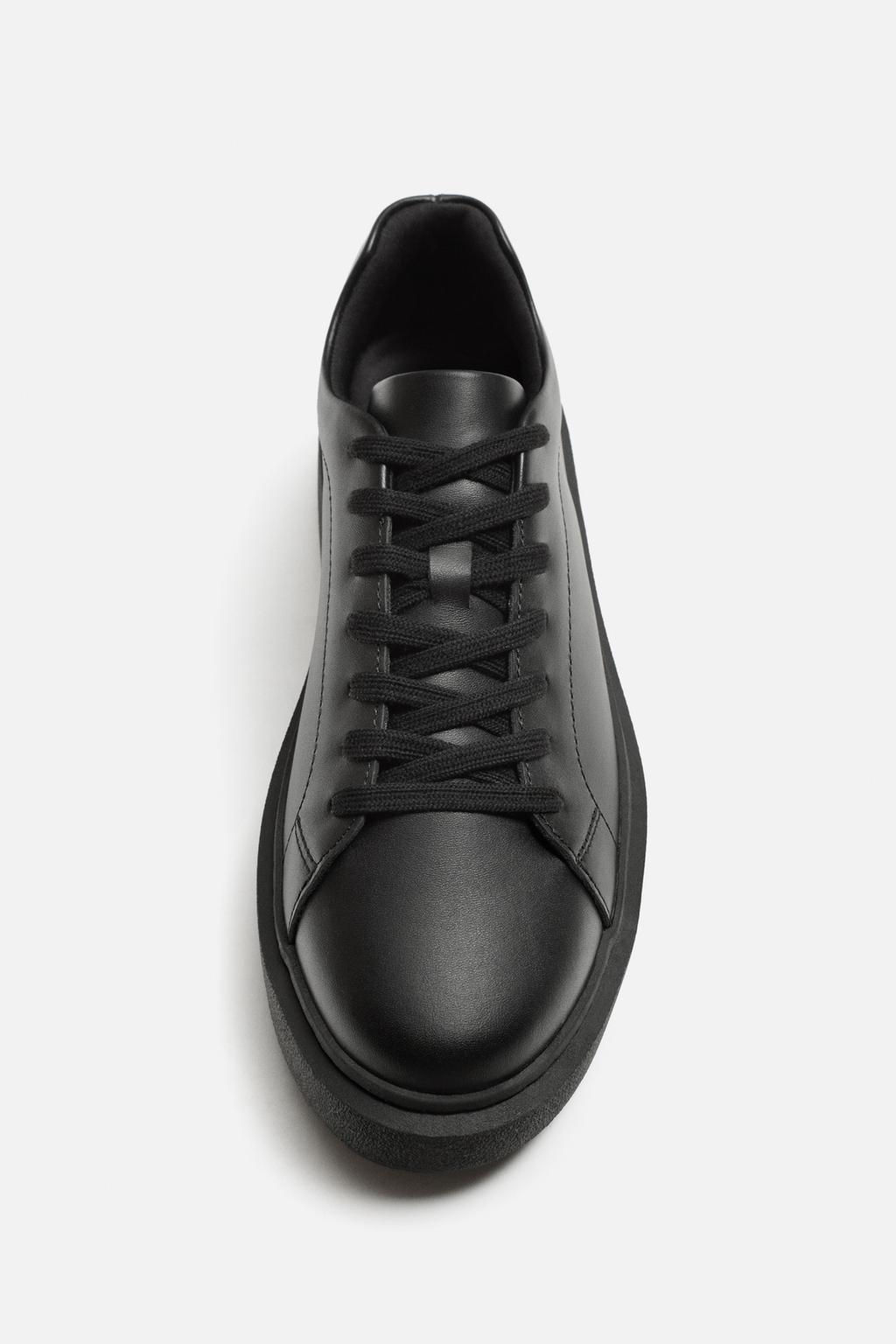 CHUNKY LEATHER SNEAKERS - Zara фото 11