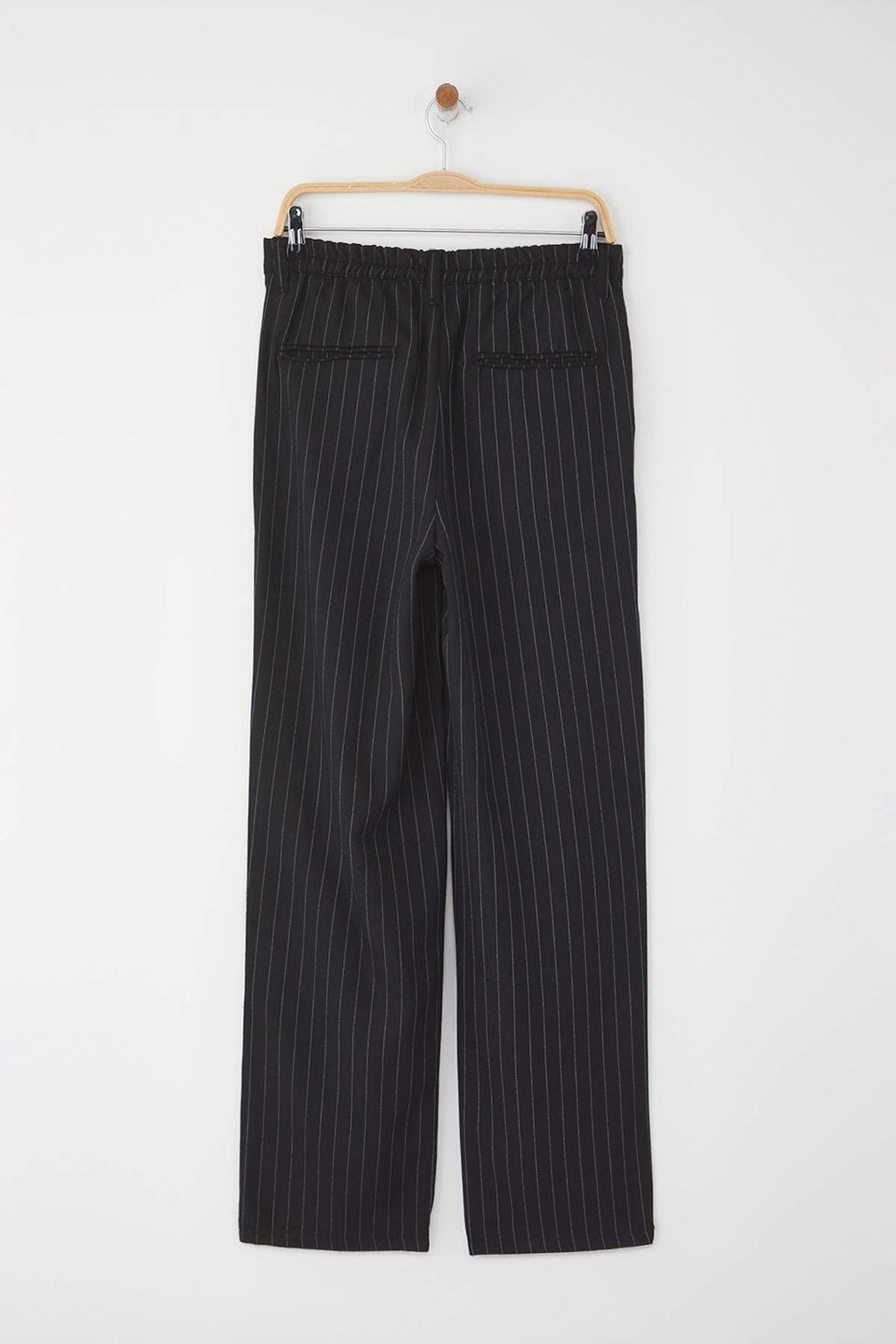 TRENDYOL MAN Siyah Pileli Klasik Baggy Fit Kumas Pantolon TMNSS24PL00024 - Trendyolmilla фото 10