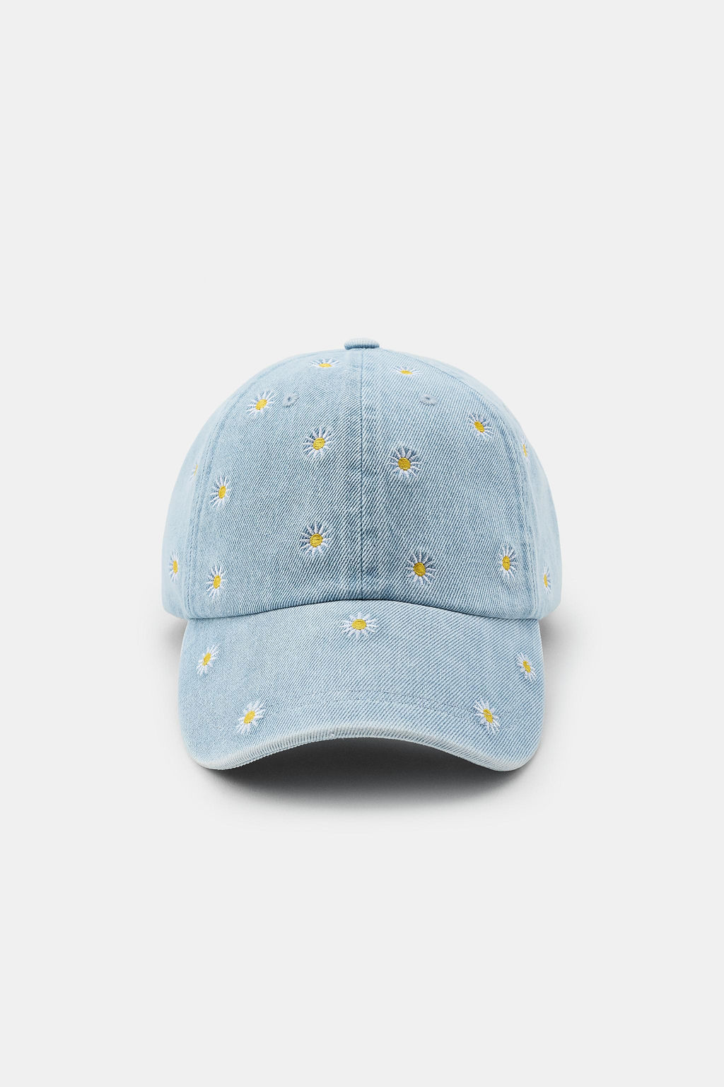 GORRA DENIM BORDADOS MARGARITAS / Azul - Zara фото 3