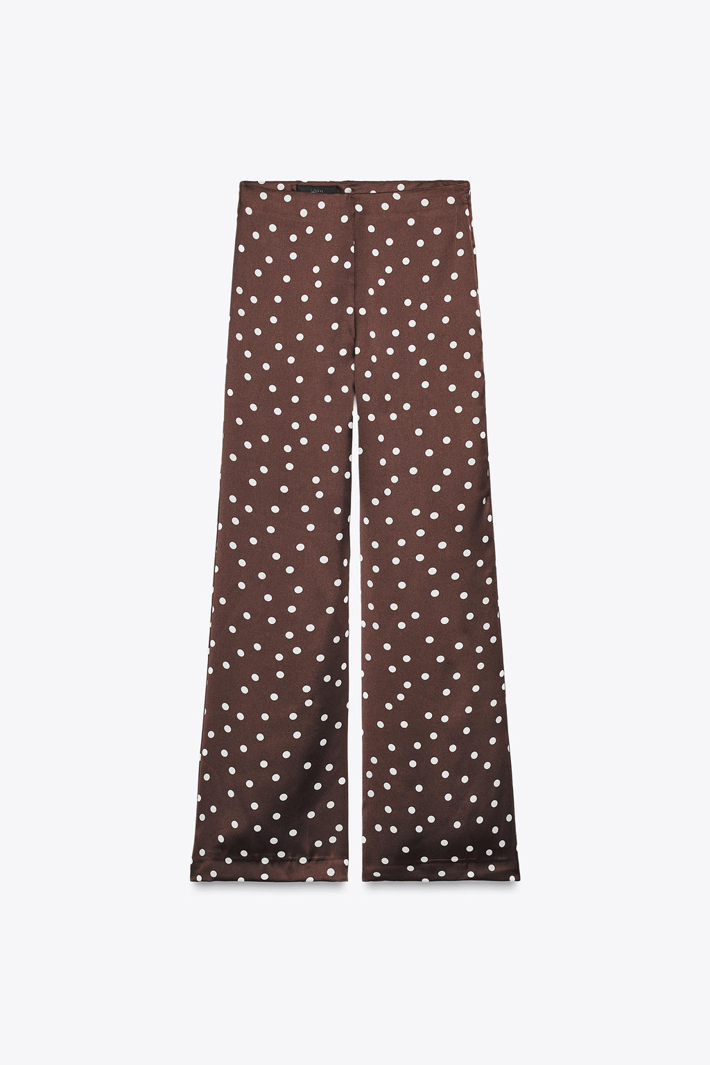HIGH-WAIST SATIN TROUSERS - Zara фото 4