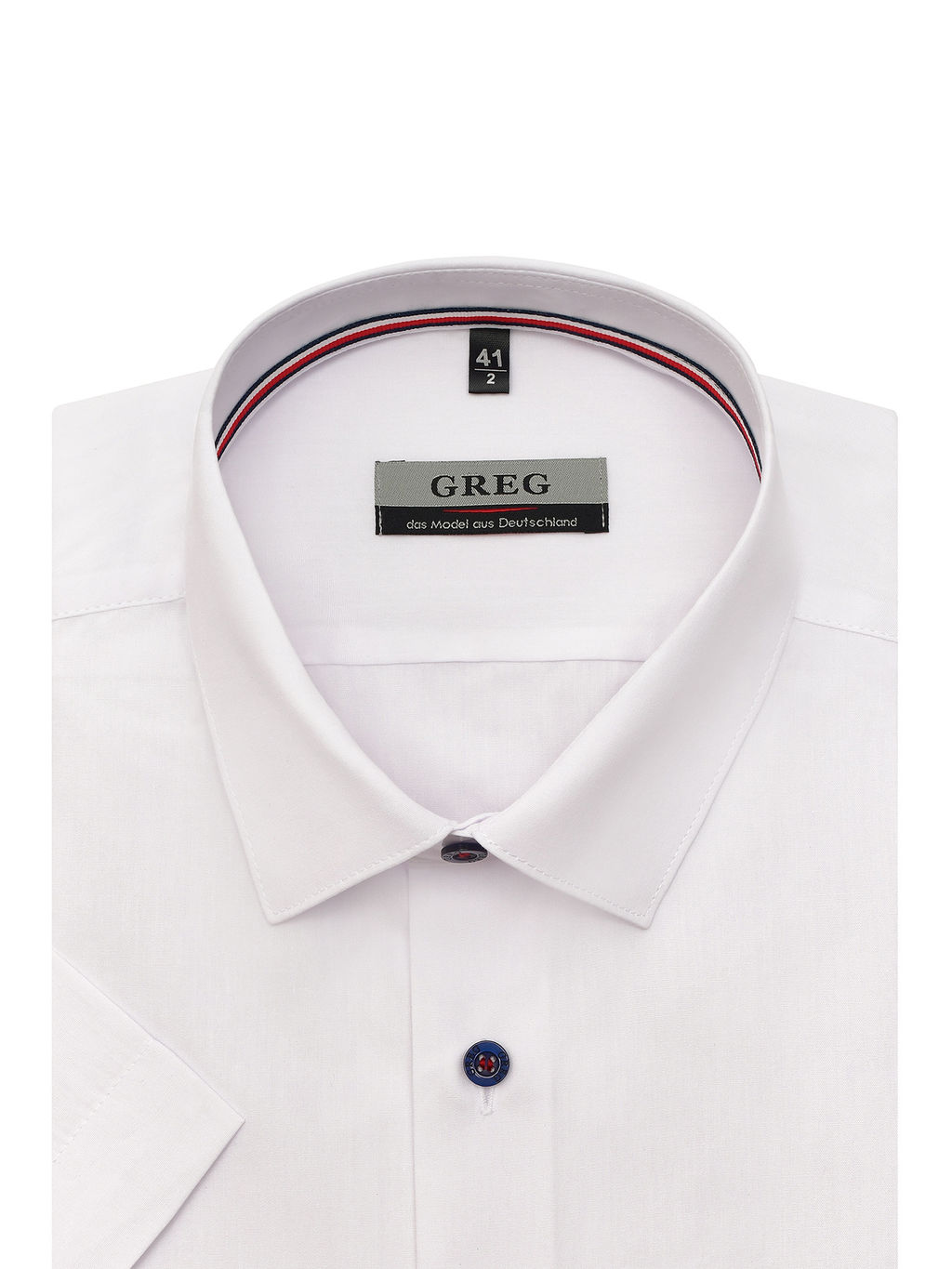 Сорочка мужская короткий рукав GREG 100/209/WH/Z/11p фото 3