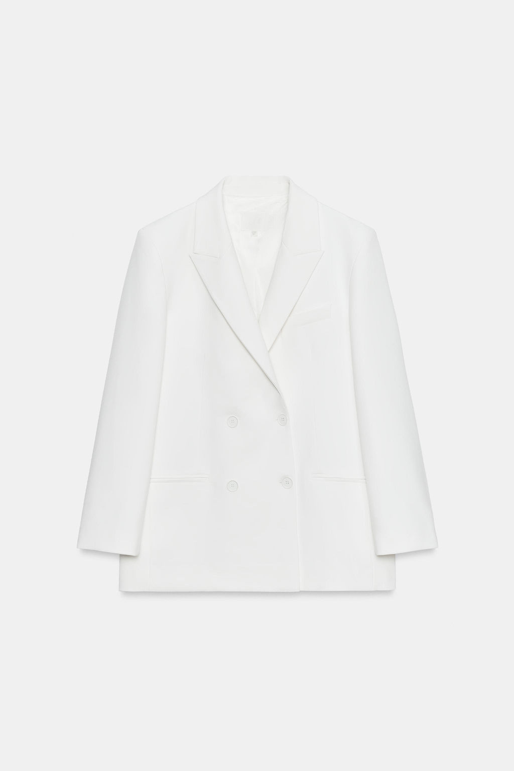 BLAZER OVERSIZE CRUZADA / Blanco roto - Zara фото 7