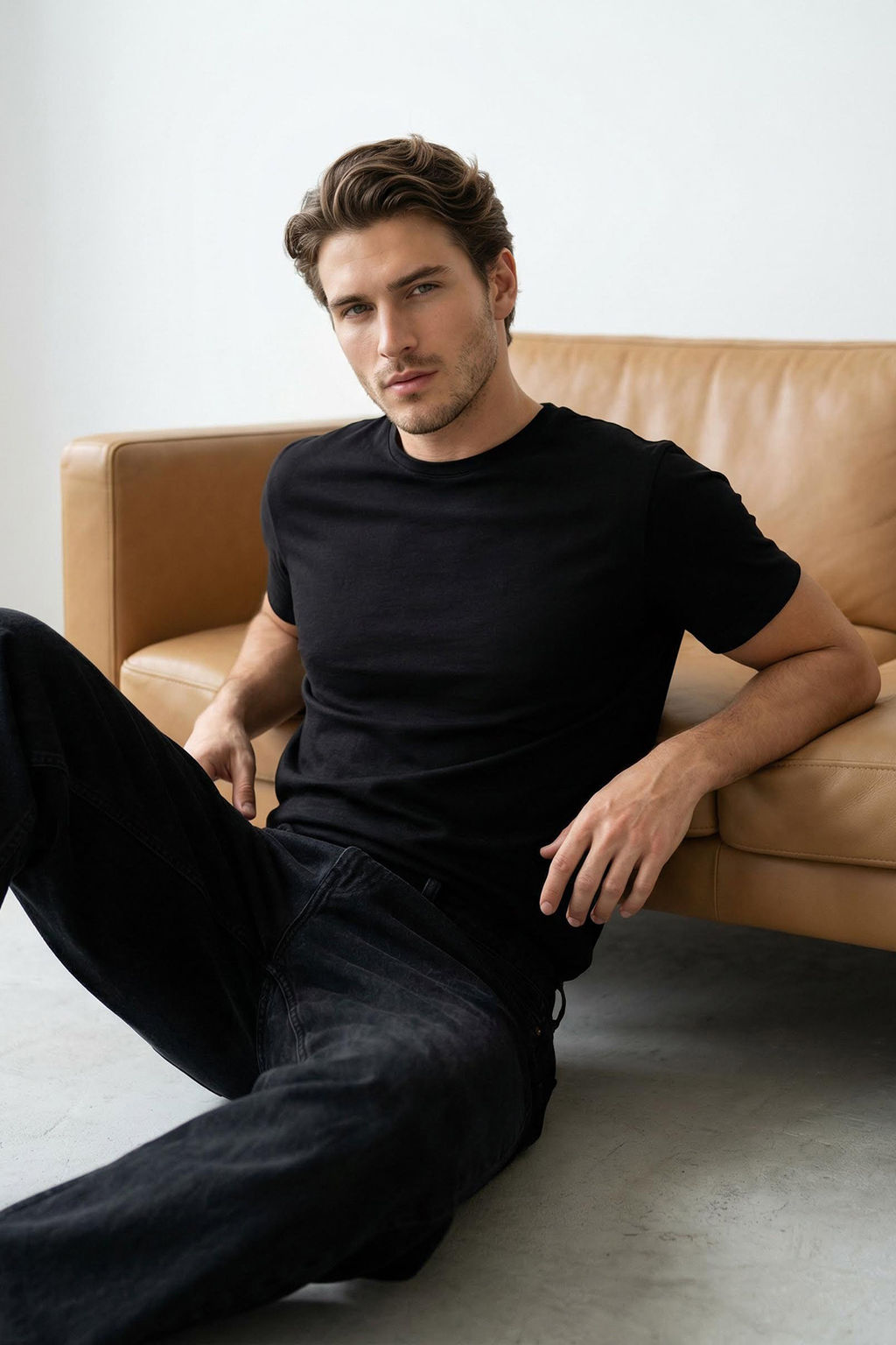TRENDYOL MAN Siyah Basic %100 Pamuklu Regular/Normal Kesim Bisiklet Yaka T-Shirt TMNSS21TS0808 - Trendyolmilla фото 22