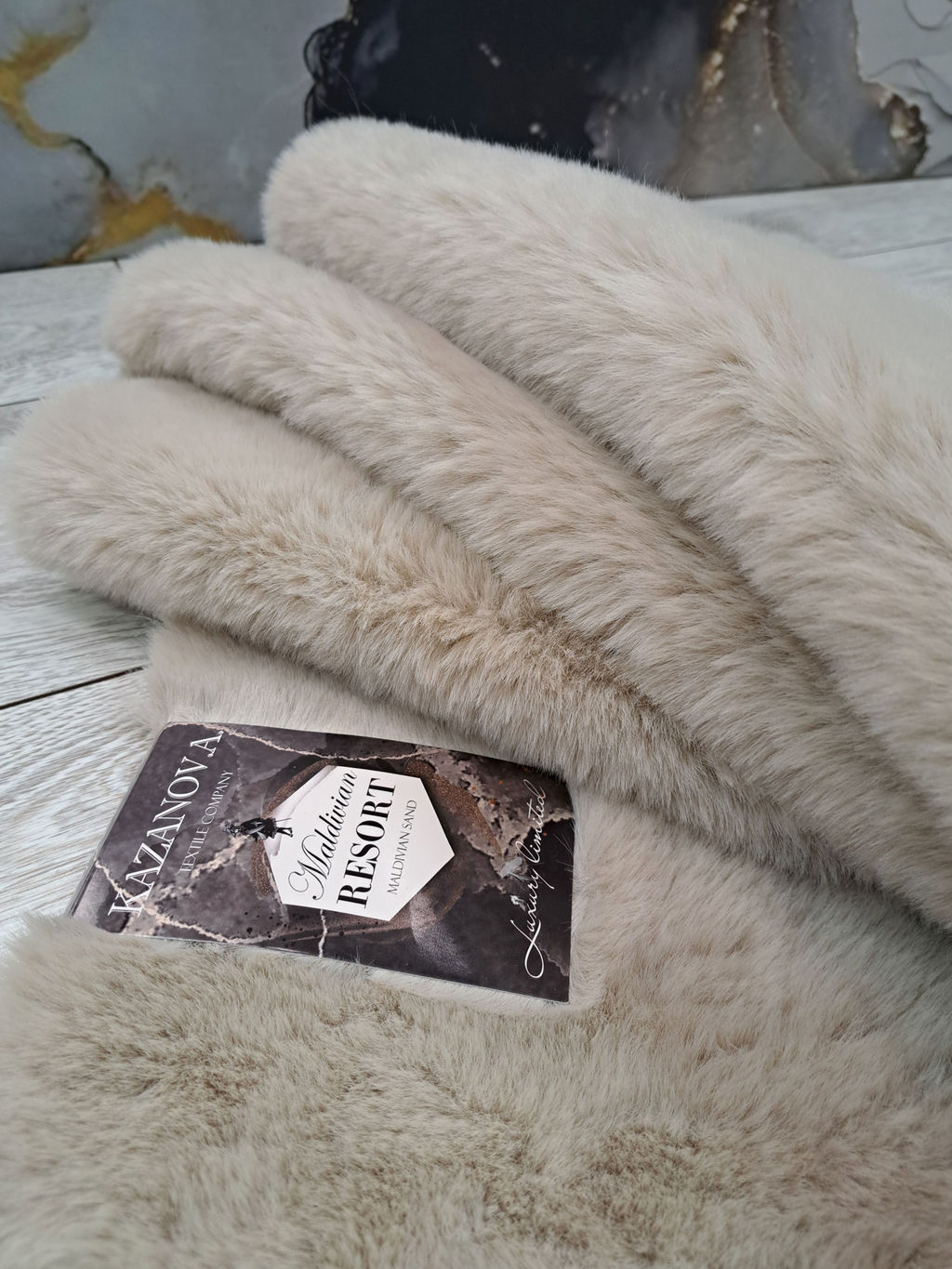 Коврик декоративный Rabbit (экрю) 80х120