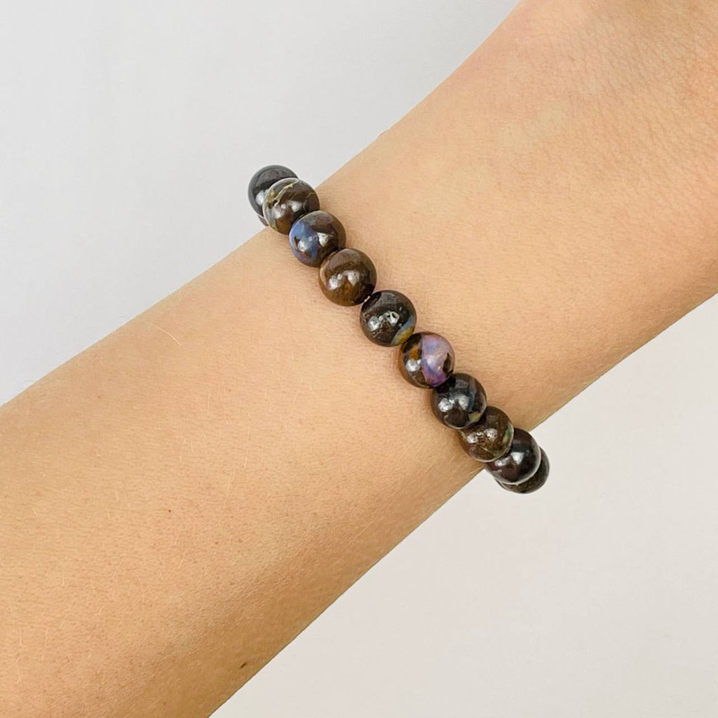 Браслет из древесного Опала 18 см