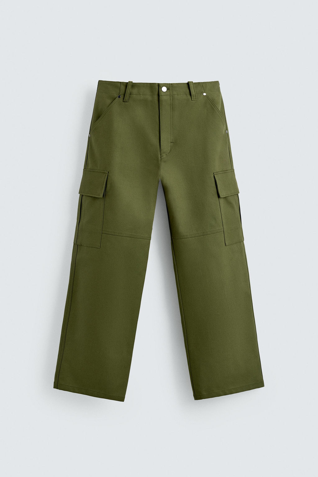 RELAXED FIT CARGO TROUSERS - Zara фото 8