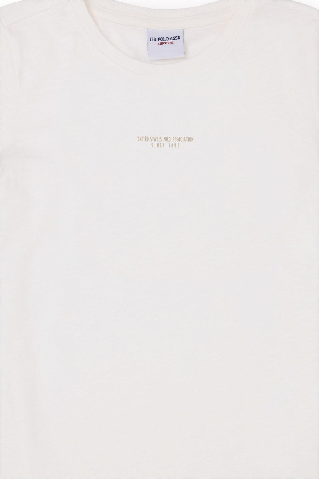 Футболка цвета экрю для мальчика - U.s. polo assn фото 10