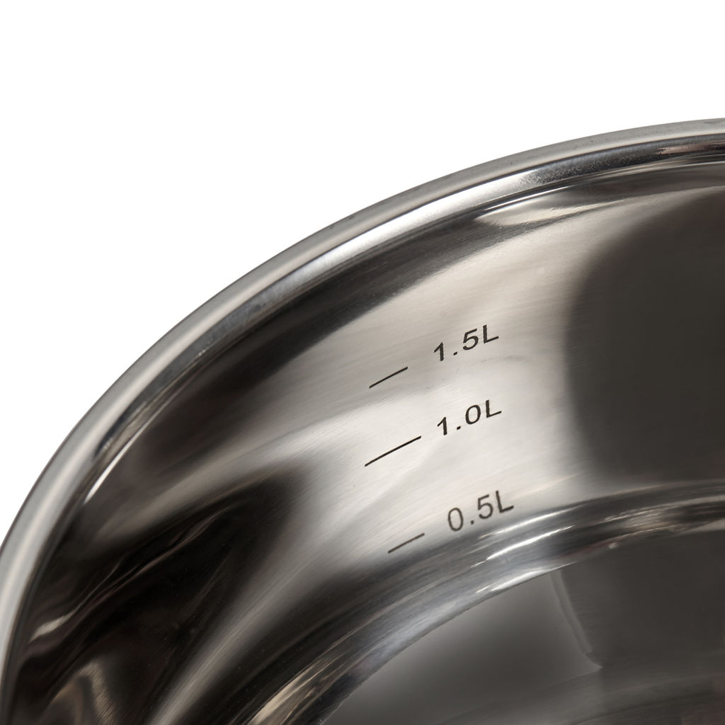 1743 GIPFEL Кастрюля SERENADE 18x8,5см/2,1л со стеклянной крышкой. Материал: нерж. сталь 18/10. Толщина 0,6мм  фото 7