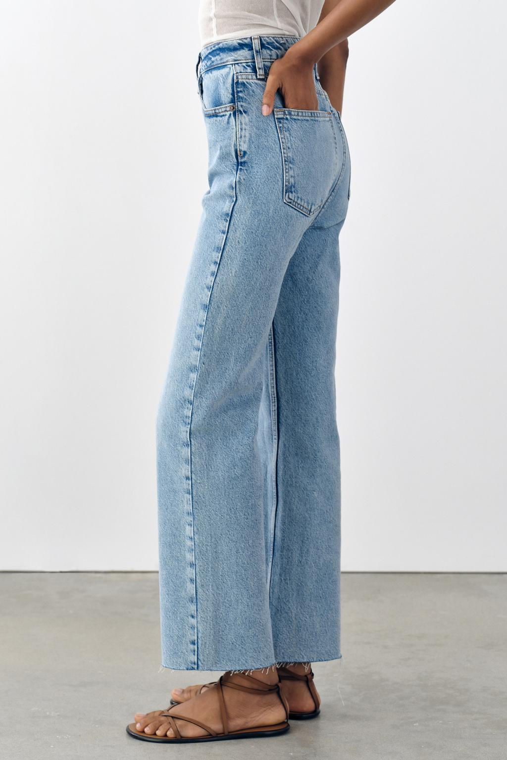 JEANS Z1975 HIGH-WAIST STRAIGHT - Zara фото 3